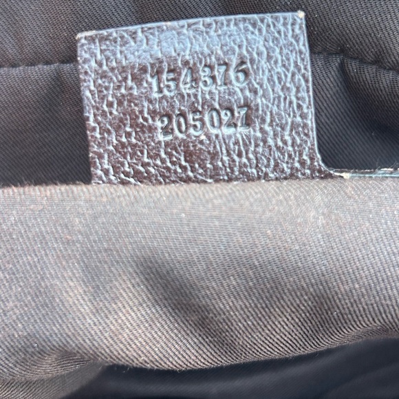 Gucci Bamboo Accent Monogram GG Boston Tote Bag - Picture 13 of 13